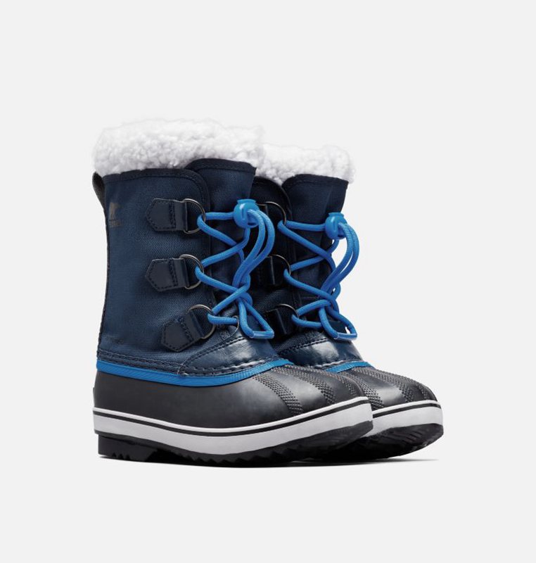 Kids Snow Boots Navy/Blue - Sorel Youth Yoot Pac™ Nylon - 035-GLJDSI